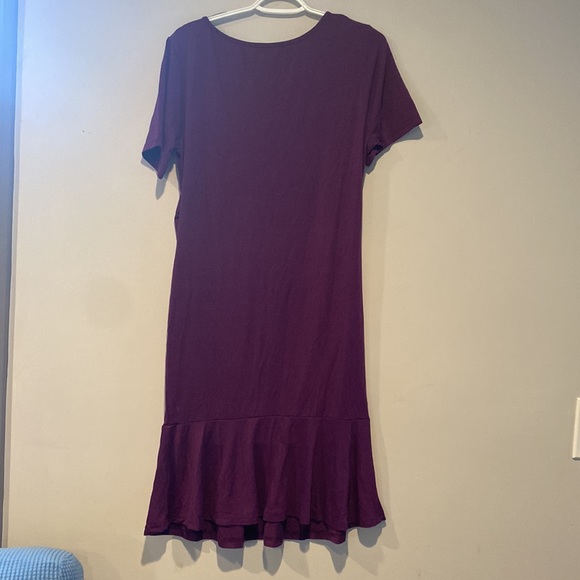 Purple Maternity Dress - Picture 4 of 5